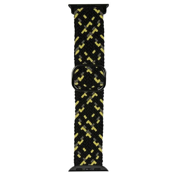 Beline pasek Apple Watch Textile 38/40/41mm czarno-limonkowy black/lime