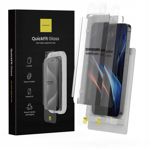Spacecase Szkło hartowane QuickFit Glass Galaxy S24/S25