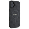 Guess GUHMP16SG4GFRK iPhone 16 6.1" czarny/black hardcase 4G Ring Classic Logo MagSafe