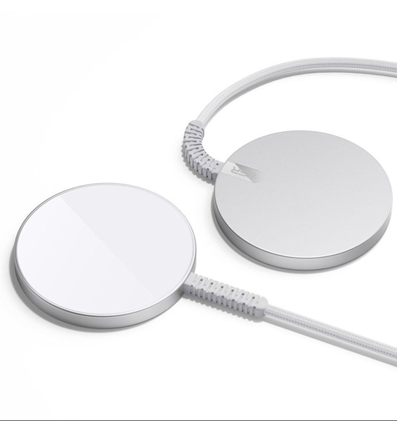 ESR HALOLOCK MINI MAGNETIC MAGSAFE WIRELESS CHARGER SILVER