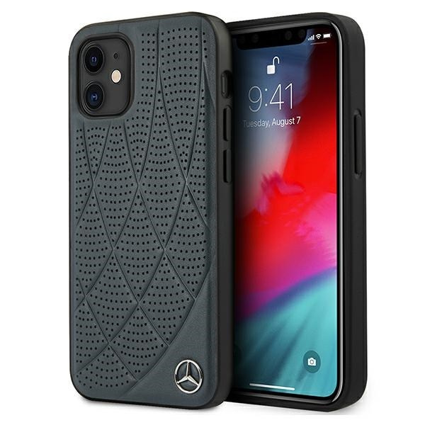 MERCEDES MEHCP12SDIQNA IPHONE 12 MINI 5,4" GRANATOWY/NAVY HARDCASE BOW LINE