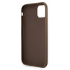Guess GUHCN614GDBR iPhone 11 / Xr 6,1"brązowy/brown hardcase 4G Stripe
