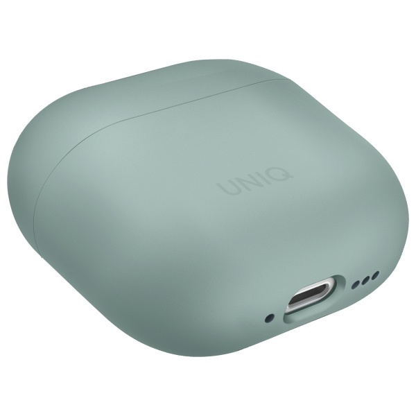 UNIQ etui Lino AirPods 4 Silicone        zielony/iceplant green