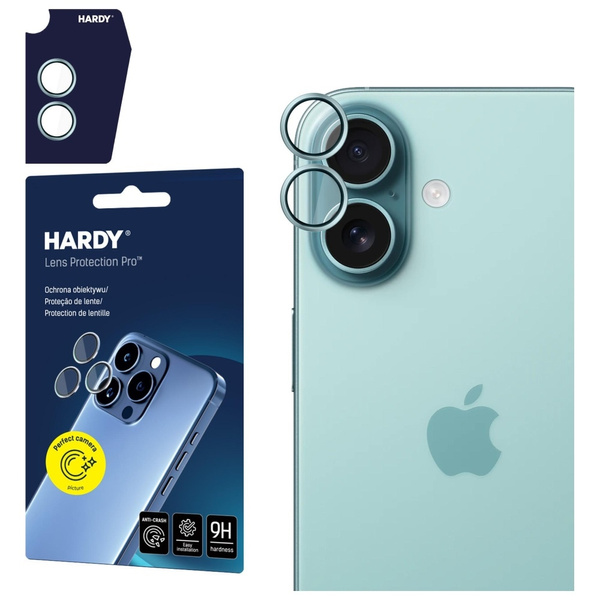 Ochrona na obiektyw aparatu 3MK HARDY    Lens Protection Pro do Apple iPhone 17 zielony