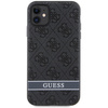 Guess GUHCN61P4SNK iPhone 11 / Xrszary/grey hardcase 4G Stripe