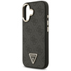 Etui Guess 4G Triangle Logo MagSafe do   iPhone 17 czarny złoty