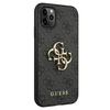 Guess GUHCN584GMGGR iPhone 11 Pro szary/grey hardcase 4G Big Metal Logo