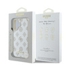 Guess GUHMP16SPGPYSH iPhone 166.1" biały/white hardcase Peony Script Logo MagSafe