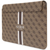 Guess Sleeve GUCS16P4RPSW 16" brązowy/brown 4G Printed Stripes