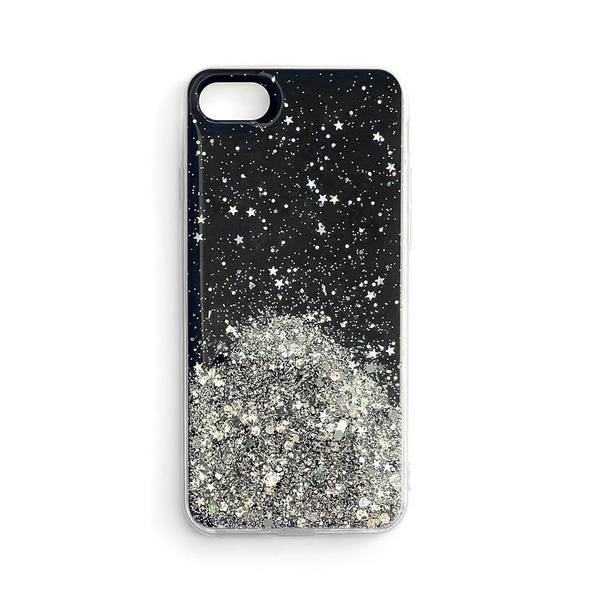 STAR GLITTER SHINING COVER FOR IPHONE 13 MINI BLACK