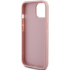 Guess GUHCP15SHG4SGP iPhone 15 / 14 / 13 6.1" różowy/pink hardcase Glitter Script Big 4G