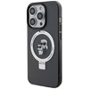 Karl Lagerfeld KLHMP13LHMRSKCK iPhone 13 Pro 6.1" black/black hardcase Ring Stand Karl&amp;Choupette MagSafe