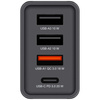 Verbatim Ładowarka sieciowa 30W 3xUSB-A/USB-C PD 3.0 CHR-30EU2 czarny/black 49700