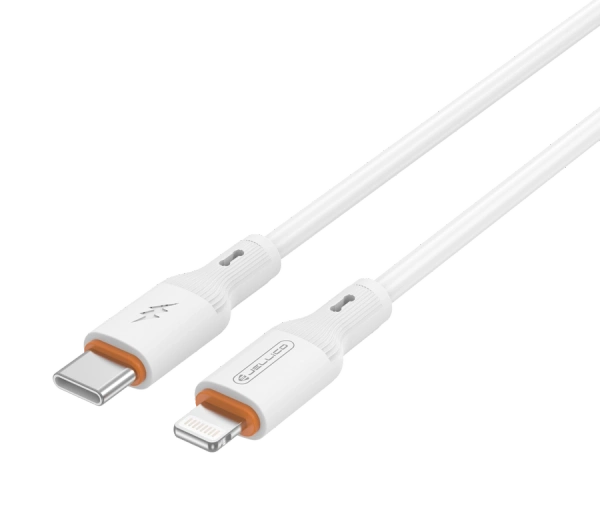 JELLICO kabel B29 USB-C - Lightning PD 30W 1M Biały