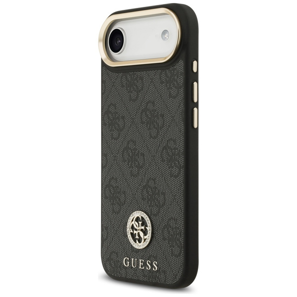 Etui Guess 4G Strass Logo MagSafe do     iPhone Air czarny