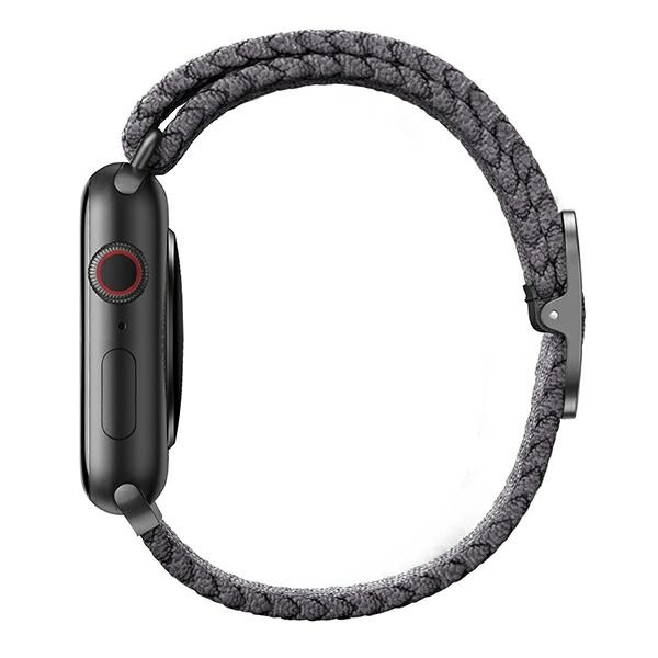 Pasek UNIQ Aspen Braided na Apple Watch 1/2/3/4/5/6/7/8/SE/SE2 40/38/41mm - szary