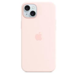 APPLE SILICONE CASE MT143ZM/A IPHONE 15 PLUS LIGHT PINK ORYGINALNA PLOMBA