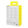 Powerbank Baseus Magnetic Mini MagSafe 10000mAh 30W z wbudowanym kablem USB-C - żółty + kabel Baseus Simple Series USB-C - USB-C 60W 0.3m