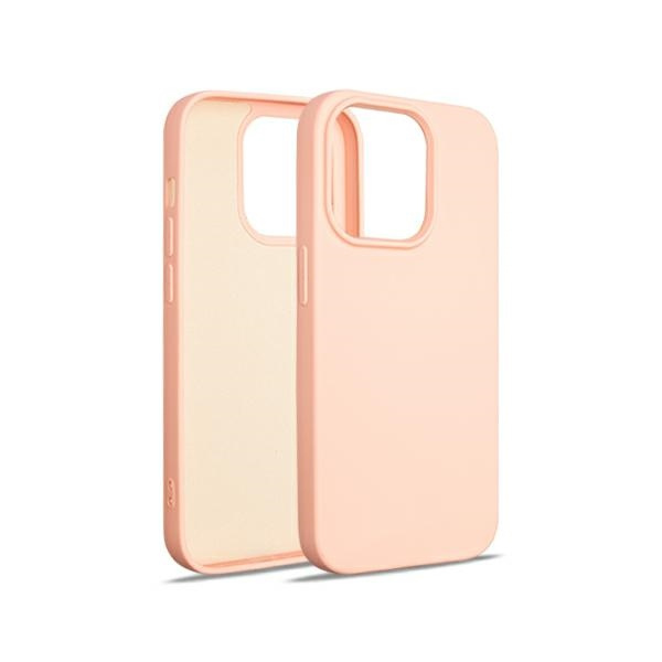 Beline Etui Silicone iPhone 15 Pro 6,1" różowo-złoty/rose gold