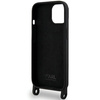 Etui Karl Lagerfeld Crossbody Silicone Choupette do iPhone 15 - czarne