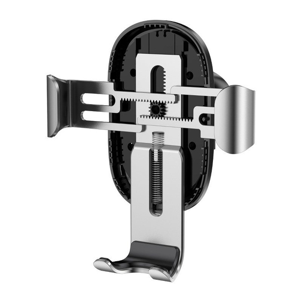 BASEUS QI WIRELESS CHARGER GRAVITY CAR MOUNT (SILVER)