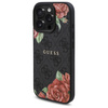 Guess GUHMP16LP4ROPEMCK iPhone 16 Pro    6.3" czarny/black hardcase 4G Flowers Print MagSafe