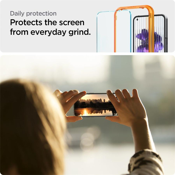 SZKŁO HARTOWANE SPIGEN ALM GLAS.TR SLIM 2-PACK NOTHING PHONE 1 CLEAR
