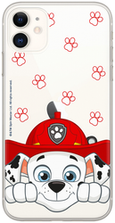 CASE OVERPRINT  PAW PATROL 004 MARSHALL IPHONE X/XS TRANSPARENT