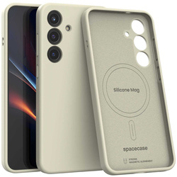 Spacecase Etui Silicone Mag Galaxy S25+ beige
