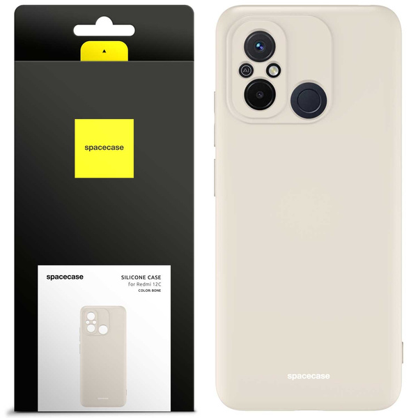 Spacecase Etui Silicone Case Redmi Redmi 12C bone