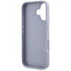 Etui Guess Hot Stamp 4G Pattern Triangle Metal Logo do iPhone 16 fioletowy