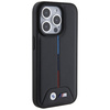 Etui BMW Quilted Tricolor na iPhone 15 Pro - czarne
