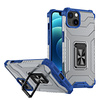 CRYSTAL RING CASE KICKSTAND TOUGH RUGGED COVER FOR IPHONE 12 BLUE