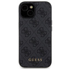 Zestaw Guess GUBPM5P15S4GEMGK iPhone15 6.1" hardcase + Powerbank 5000mAh MagSafe czarny/black 4G Metal Logo