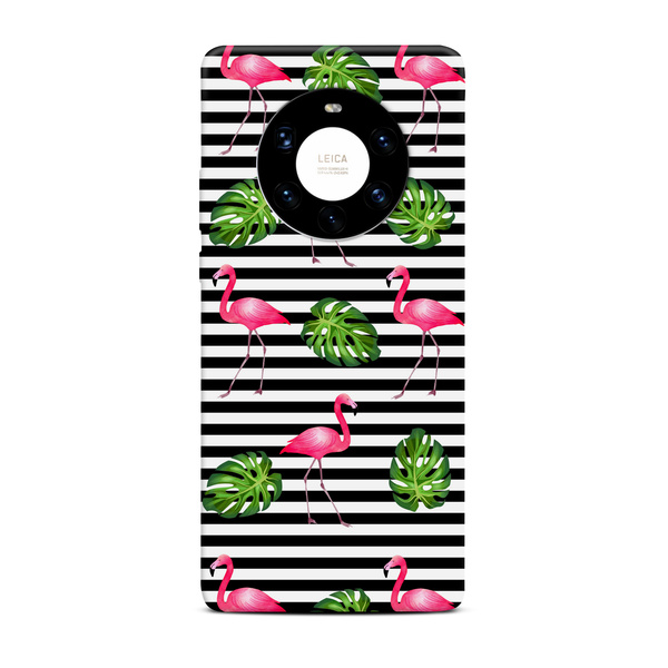 CaseGadget ETUI NADRUK FLAMINGI W PASKI HUAWEI MATE 40 PRO