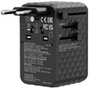 Verbatim Adapter podróżny EU/UK/US GaN   2xUSB-A/3xUSB-C PD 170W czarny 30190