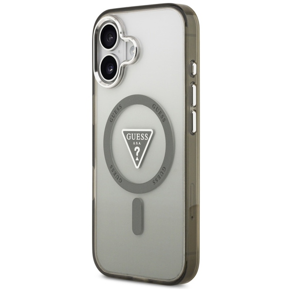 Etui Guess IML Gradient Triangle Logo    MagSafe do iPhone 17 khaki