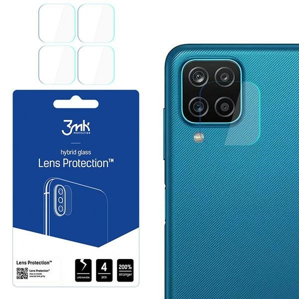 3MK FLEXIBLE GLASS LENS HYBRID GLASS SAMSUNG GALAXY M12 FOR 4 PCS CAMERA