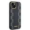 DKNY DKHMP14SPCPVSLK iPhone 14 / 15 / 136.1" czarny/black hardcase Leather Checkered Mono Pattern MagSafe