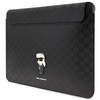 Pokrowiec Karl Lagerfeld Saffiano Monogram Ikonik na laptopa 16" - czarny