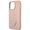 Guess GUHCP13LPSATLP iPhone 13 Pro/ 13 6,1" różowy/pink hardcase SaffianoTriangle Logo