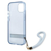 Guess GUHCP13MHTSGSB iPhone 13 / 14 / 156.1" niebieski/blue hardcase Translucent Strap