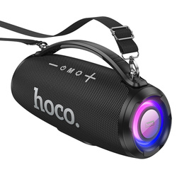 Głośnik bluetooth LED 2 x 20W 4h Hoco HA4 czarny