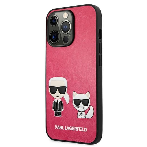 KARL LAGERFELD KLHCP13LPCUCCP IPHONE 13 PRO / 13 6.1 "FUKSJA / FUCHSIA HARDCASE IKONIK KARL & CHUPETTE