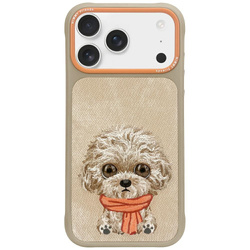 Etui Nimmy Big Eyed Pet 2.0 Dog do       iPhone 17 Pro beżowy