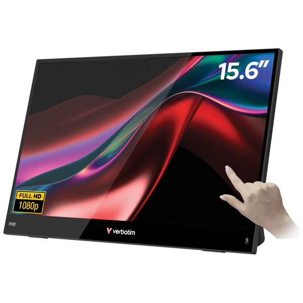 Monitor przenośny dotykowy Verbatim      LIGHT 15,6" FHD czarny 32402