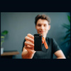 Dysk Zewnętrzny Verbatim Pocket SSD 2TB  - brelok do kluczy z kablem USB-C 3.2 gen.2 czarno-pomarańczowy/black-orange 32197