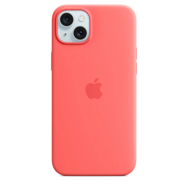 APPLE SILICONE CASE MT163ZM/A IPHONE 15 PLUS GUAVA ORIGINAL SEAL