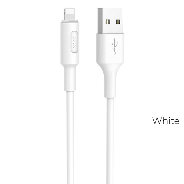 Kabel USB A do Lightning Hoco 2A 1 m X25 biały