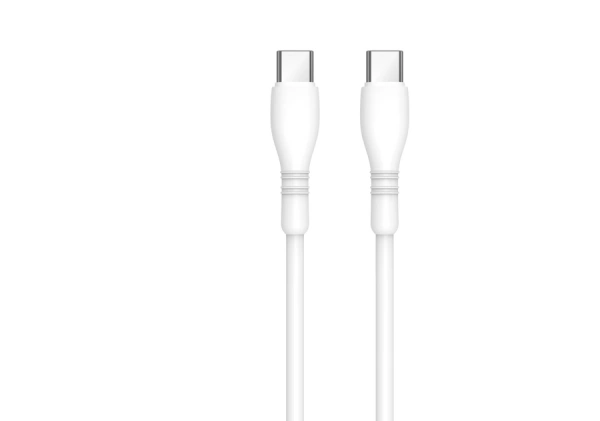 JELLICO cable B9 USB-C - USB-C PD 66W 1M White